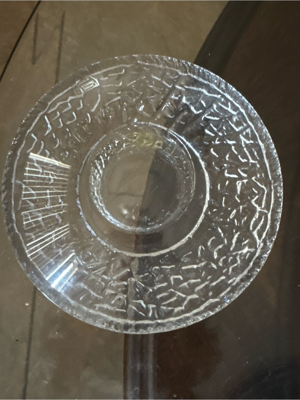 Vintage Orrefors tea light candle holders